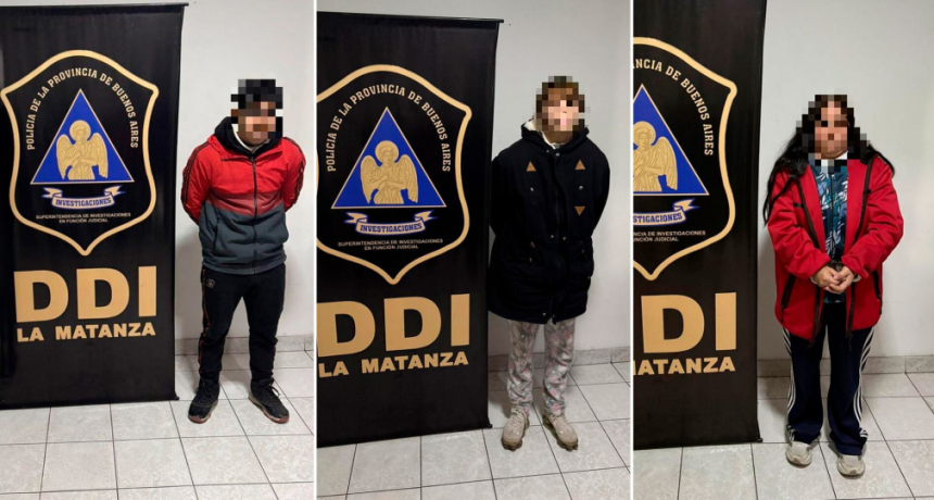 GIRO IMPACTANTE EN LA MATANZA: detuvieron a tres sospechosos y la investigaci&oacute;n apunta a un ajuste de cuentas por una deuda