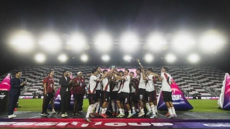 River hizo historia en Miami: le ganó al Atlético de Madrid y levantó la Messi Cup